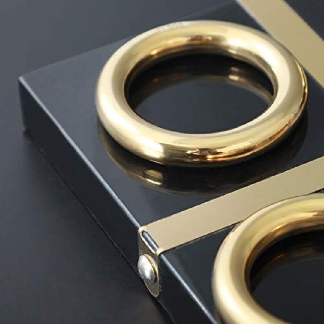 Gold Marble Tic Tac Toe