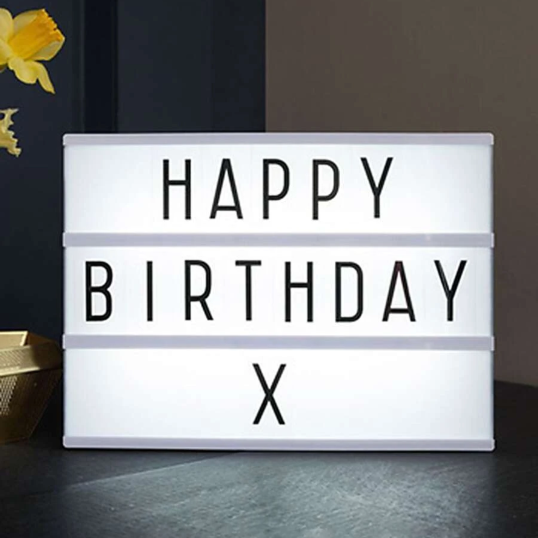 LED Message Light Box