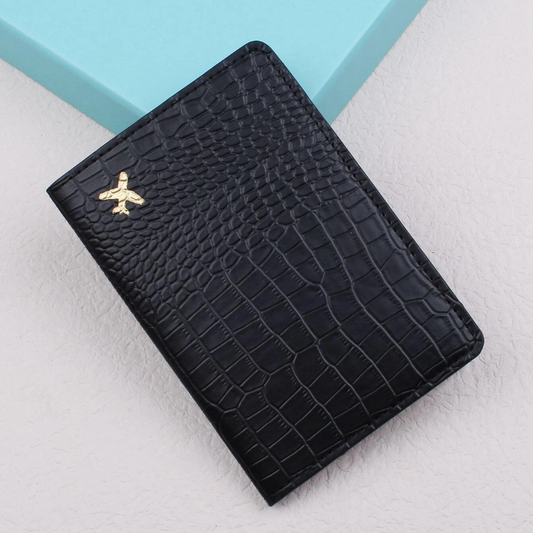 Black Passport Wallet