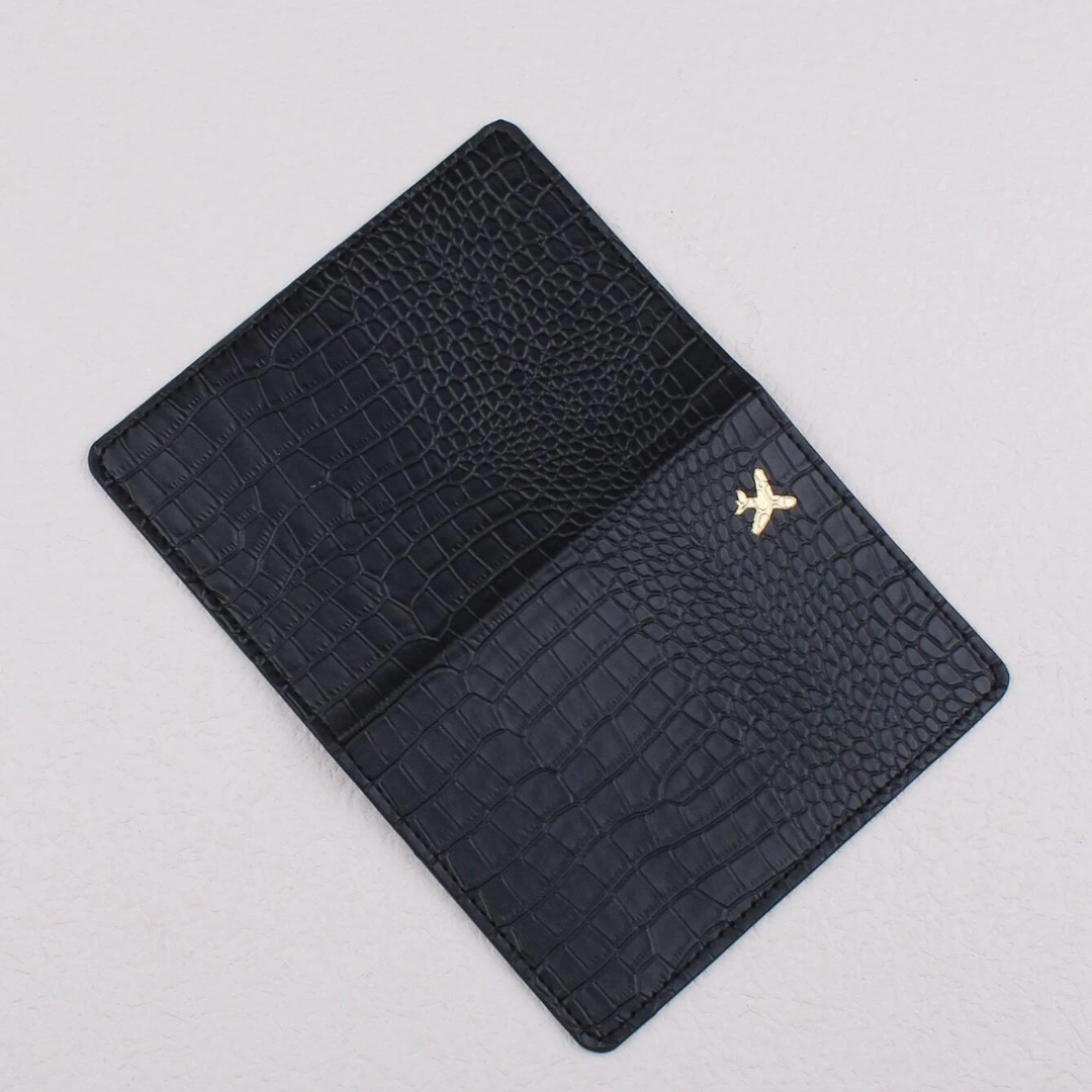 Black Passport Wallet