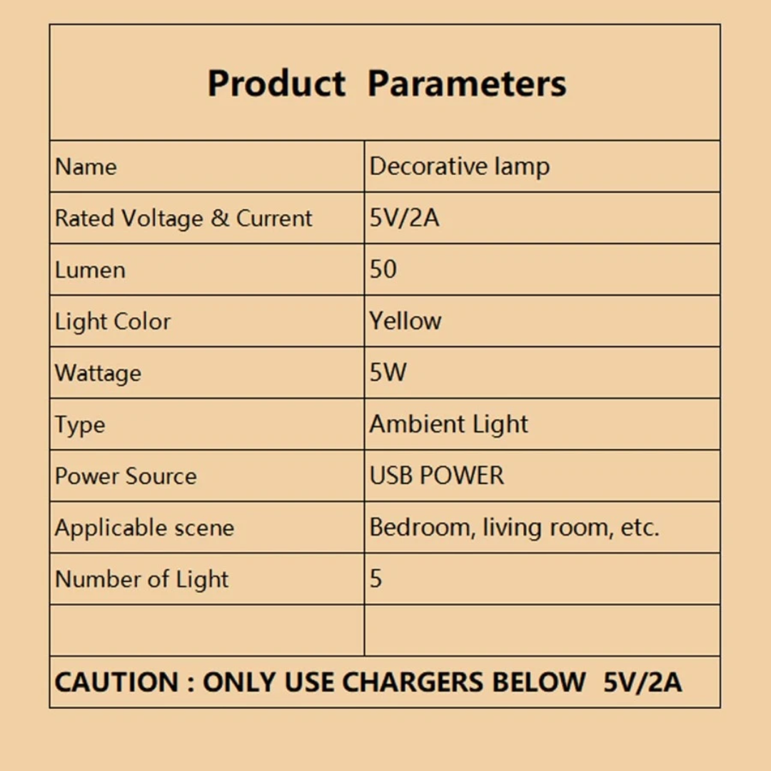 I love you LED light