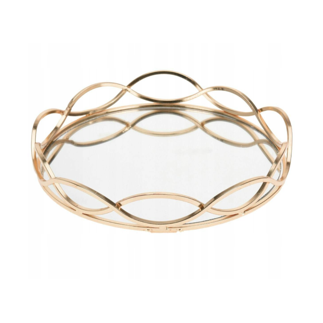 Round Mirror Tray