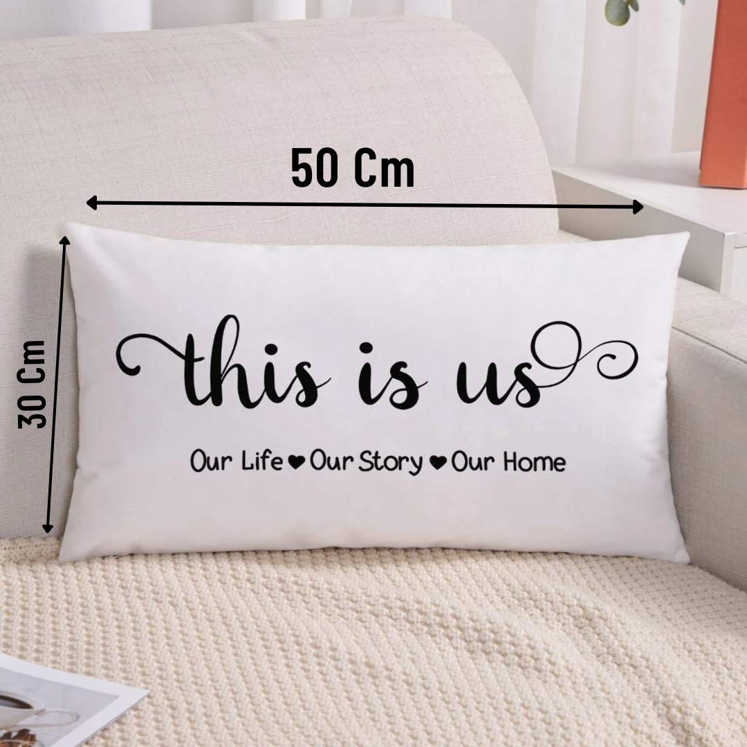 Decorative Pillow - Our Story
