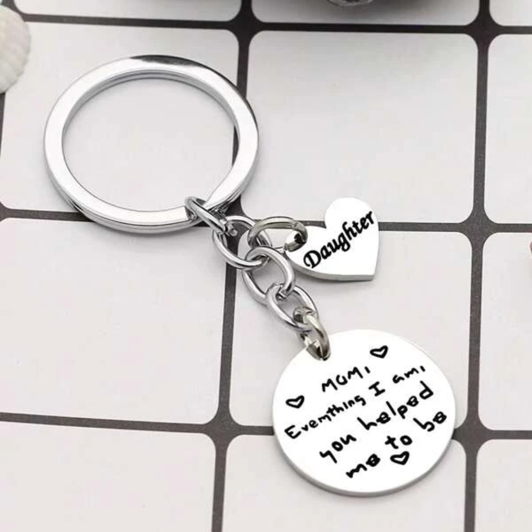 Mother & Daughter Keychain