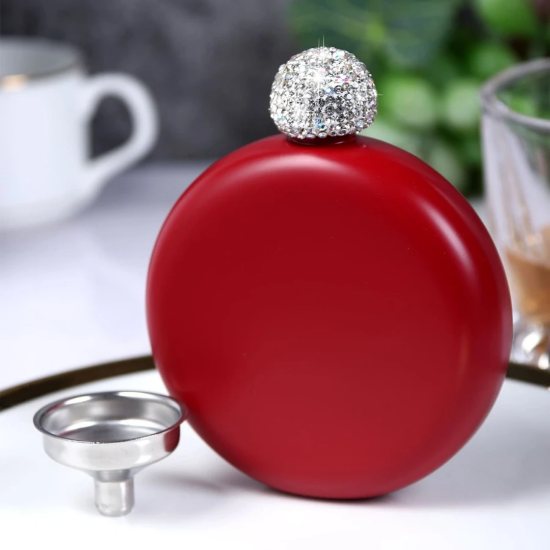 Hip Flask - Red