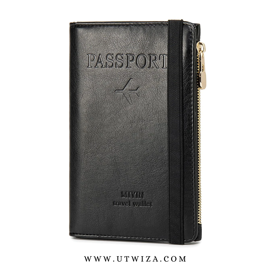 Black Passport Wallet