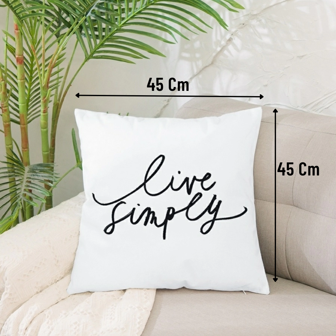 Decorative Pillow - Live simply